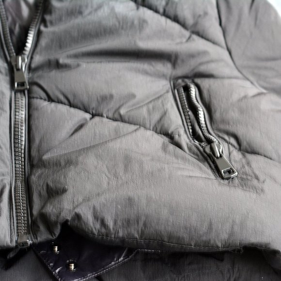 Zara Quilted Jacket with Pockets in Black - Picture 3 of 13